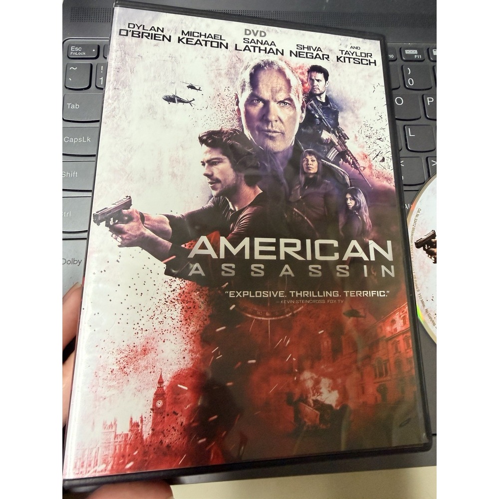 American Assassin DVD Dylan O'Brien Michael Keaton Lionsgate‎ Action Thriller